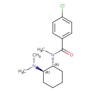 trans-4-chloro-N-[2-(dimethylamino)cyclohexyl]-N-methyl-benzamide