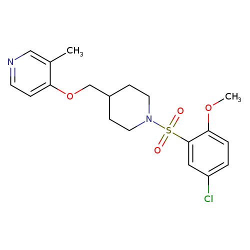 4-{[1-(5-chloro-2-methoxybenzenesulfonyl)piperidin-4-yl]methoxy}-3-methylpyridine