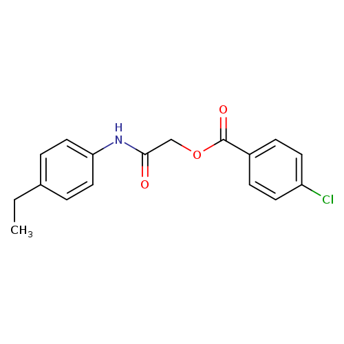 [(4-ethylphenyl)carbamoyl]methyl 4-chlorobenzoate