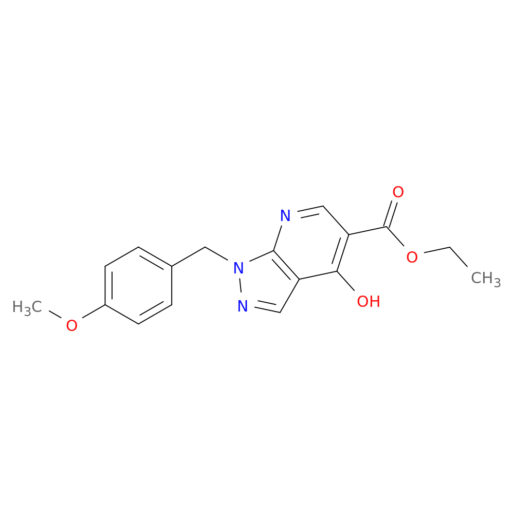 Ethyl 4-hydroxy-1-(4-methoxybenzyl)-1H-pyrazolo[3,4-b]pyridine-5-carboxylate