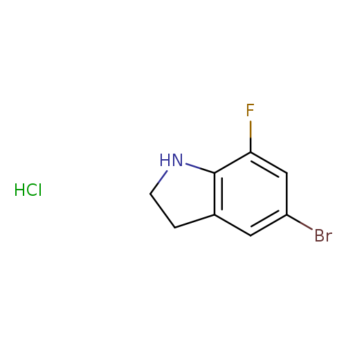 5-bromo-7-fluoro-2,3-dihydro-1H-indole hydrochloride