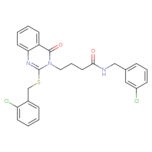 N-[(3-chlorophenyl)methyl]-4-(2-{[(2-chlorophenyl)methyl]sulfanyl}-4-oxo-3,4-dihydroquinazolin-3-yl)butanamide