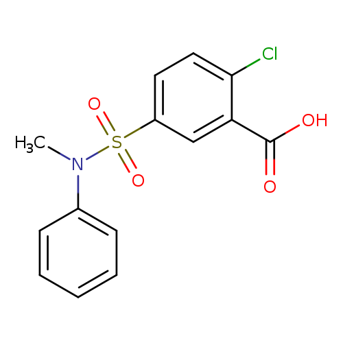 2-chloro-5-[methyl(phenyl)sulfamoyl]benzoic acid