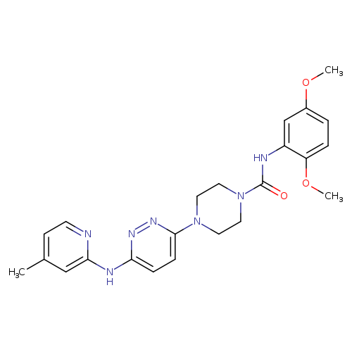 N-(2,5-dimethoxyphenyl)-4-{6-[(4-methylpyridin-2-yl)amino]pyridazin-3-yl}piperazine-1-carboxamide