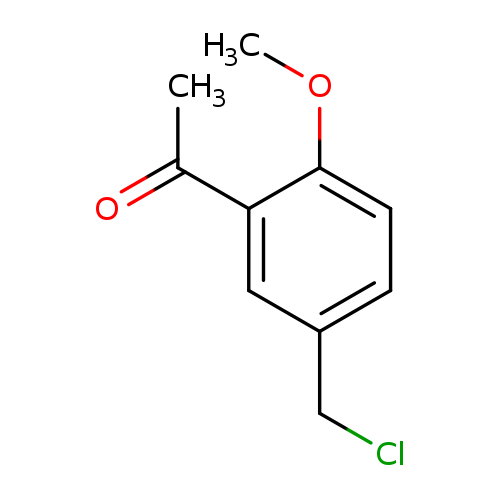 1-[5-(chloromethyl)-2-methoxyphenyl]ethan-1-one
