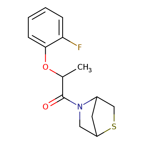 2-(2-fluorophenoxy)-1-{2-thia-5-azabicyclo[2.2.1]heptan-5-yl}propan-1-one