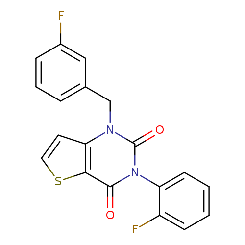 3-(2-fluorophenyl)-1-[(3-fluorophenyl)methyl]-1H,2H,3H,4H-thieno[3,2-d]pyrimidine-2,4-dione