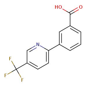 3-[5-(trifluoromethyl)pyridin-2-yl]benzoic acid