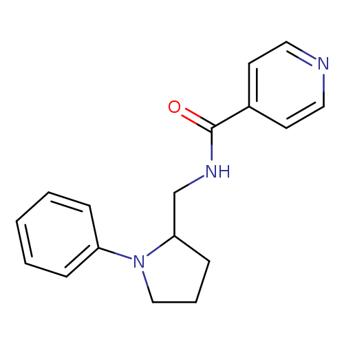 N-[(1-phenylpyrrolidin-2-yl)methyl]pyridine-4-carboxamide