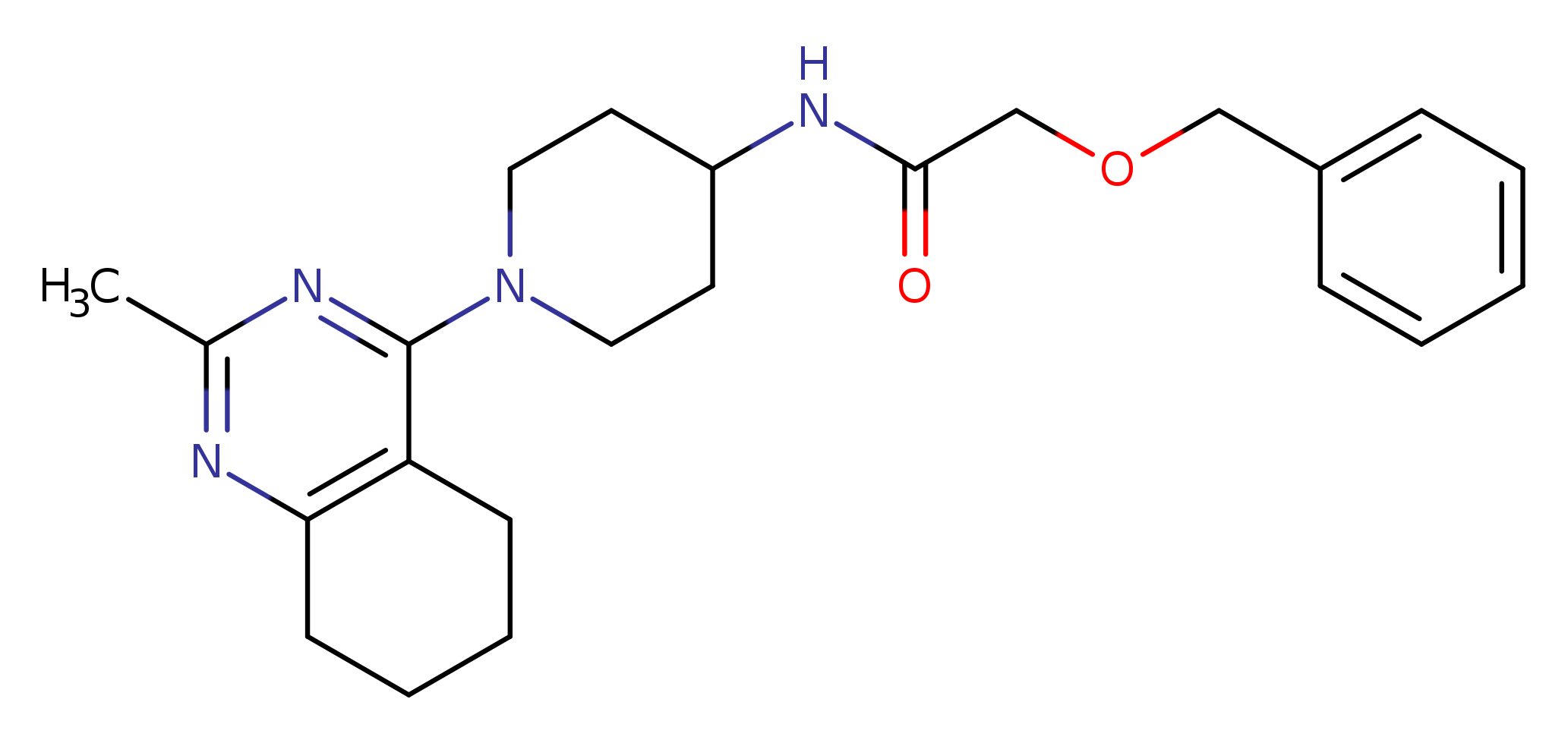 2-(benzyloxy)-N-[1-(2-methyl-5,6,7,8-tetrahydroquinazolin-4-yl)piperidin-4-yl]acetamide