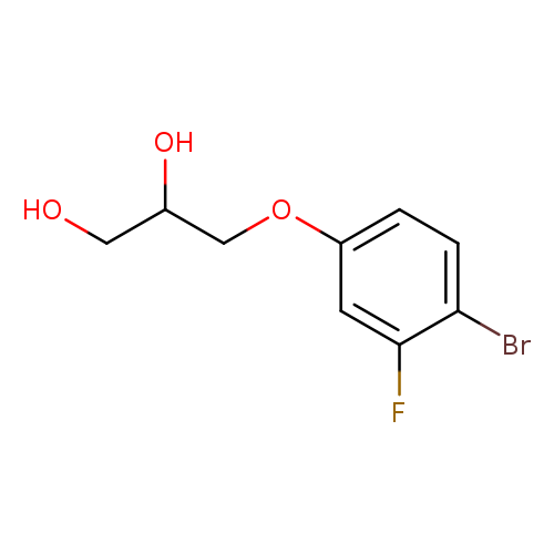 3-(4-Bromo-3-fluorophenoxy)propane-1,2-diol