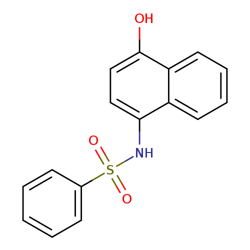 Benzenesulfonamide, N-(4-hydroxy-1-naphthalenyl)-