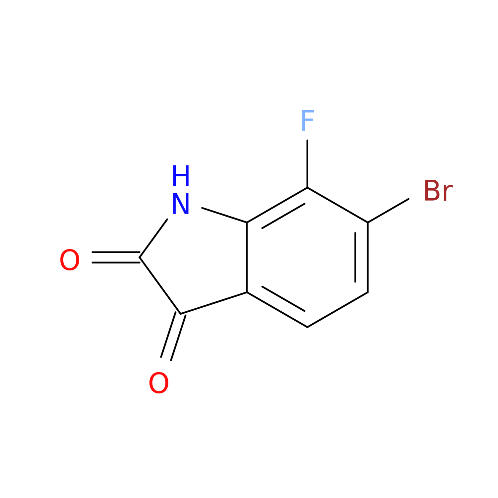 6-bromo-7-fluoroisatin