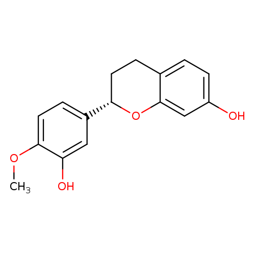 2H-1-Benzopyran-7-ol, 3,4-dihydro-2-(3-hydroxy-4-methoxyphenyl)-, (2S)-