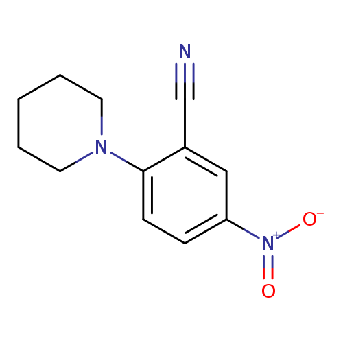 5-Nitro-2-piperidinobenzenecarbonitrile