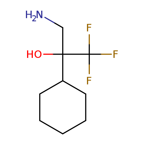 3-amino-2-cyclohexyl-1,1,1-trifluoropropan-2-ol