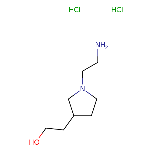2-[1-(2-aminoethyl)pyrrolidin-3-yl]ethan-1-ol dihydrochloride