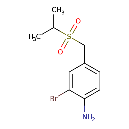 2-bromo-4-[(propane-2-sulfonyl)methyl]aniline