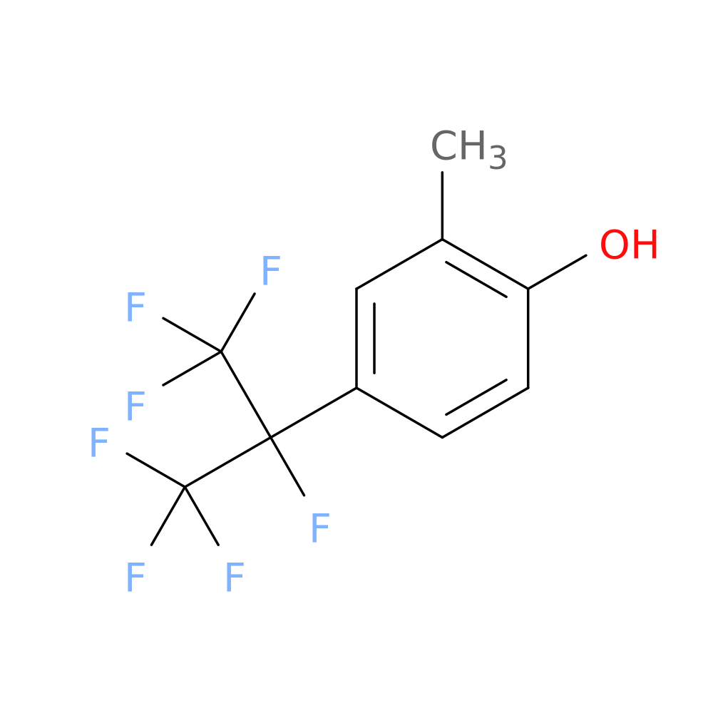 4-(1,1,1,2,3,3,3-Heptafluoropropan-2-yl)-2-methylphenol