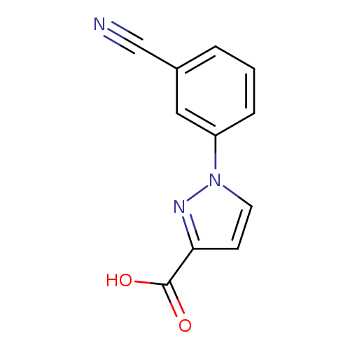 1-(3-cyanophenyl)-1H-pyrazole-3-carboxylic acid