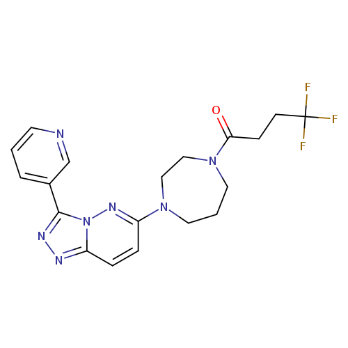 4,4,4-trifluoro-1-{4-[3-(pyridin-3-yl)-[1,2,4]triazolo[4,3-b]pyridazin-6-yl]-1,4-diazepan-1-yl}butan-1-one
