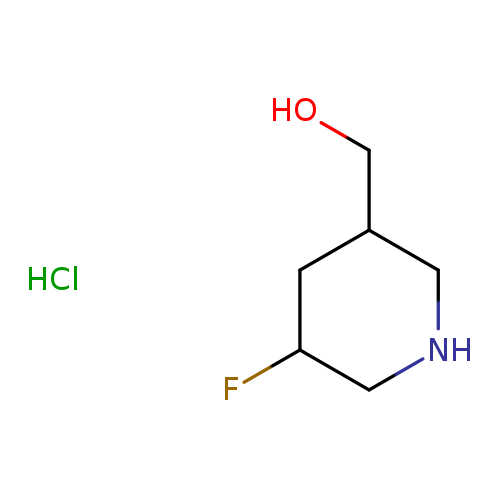 (5-Fluoropiperidin-3-yl)methanol hydrochloride