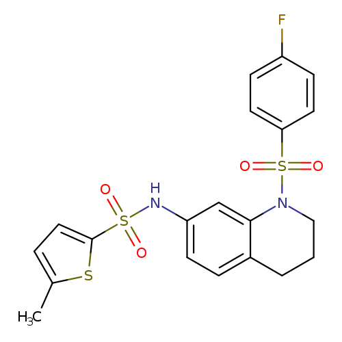 N-[1-(4-fluorobenzenesulfonyl)-1,2,3,4-tetrahydroquinolin-7-yl]-5-methylthiophene-2-sulfonamide