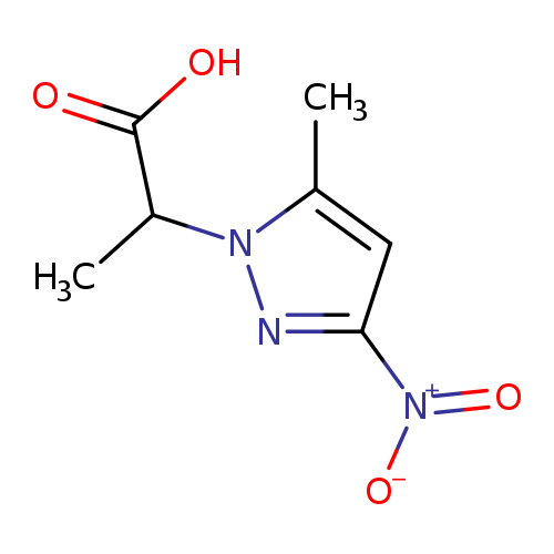 2-(5-Methyl-3-nitro-1H-pyrazol-1-yl)propanoic acid