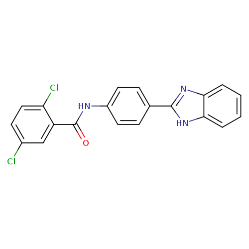 N-[4-(1H-1,3-benzodiazol-2-yl)phenyl]-2,5-dichlorobenzamide