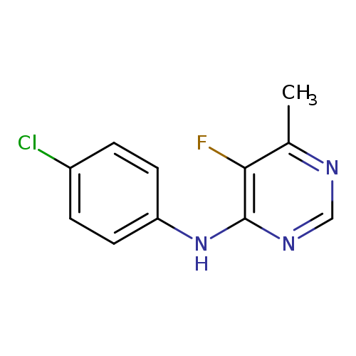 N-(4-chlorophenyl)-5-fluoro-6-methylpyrimidin-4-amine