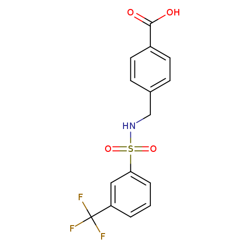 4-[(([3-(TRIFLUOROMETHYL)PHENYL]SULFONYL)AMINO)METHYL]BENZOIC ACID