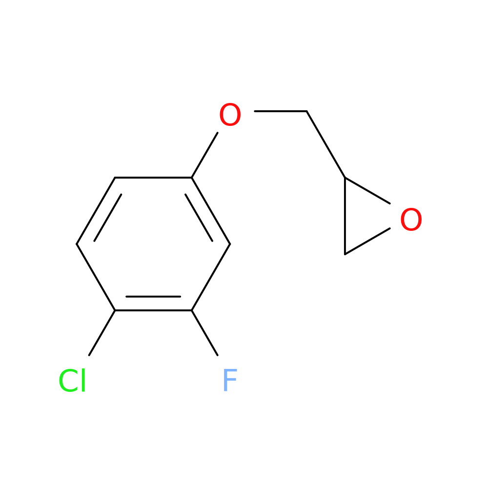 2-[(4-chloro-3-fluorophenoxy)methyl]oxirane