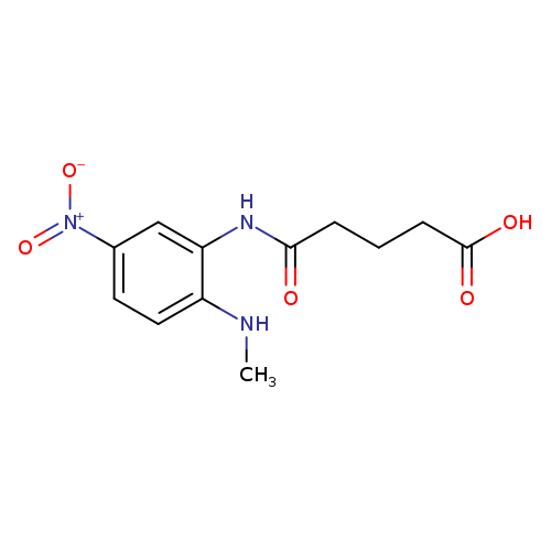 5-((2-(Methylamino)-5-nitrophenyl)amino)-5-oxopentanoic acid