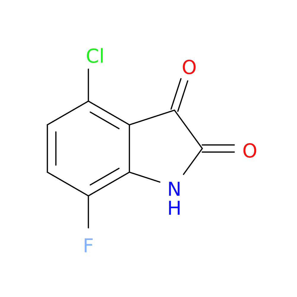 4-Chloro-7-fluoro-1h-indole-2,3-dione
