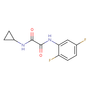 N-cyclopropyl-N'-(2,5-difluorophenyl)ethanediamide