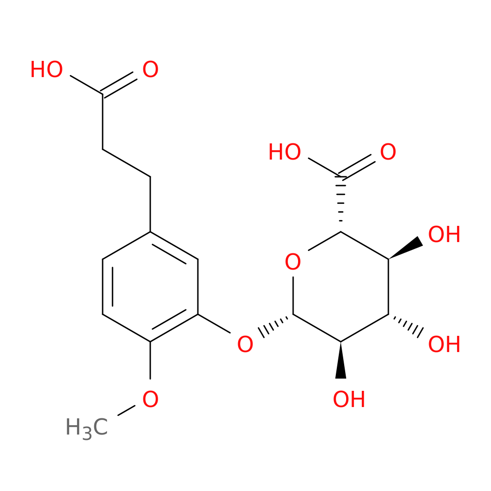 Dihydroisoferulic Acid 3-O-Glucuronide