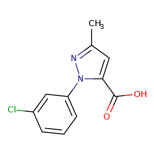 1-(3-Chlorophenyl)-3-methyl-1H-pyrazole-5-carboxylic acid