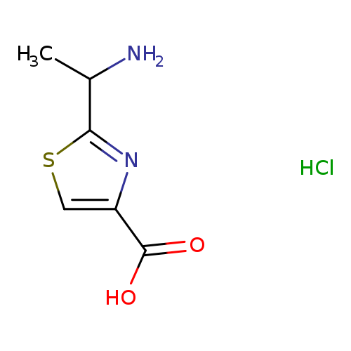 2-(1-aminoethyl)-1,3-thiazole-4-carboxylic acid hydrochloride