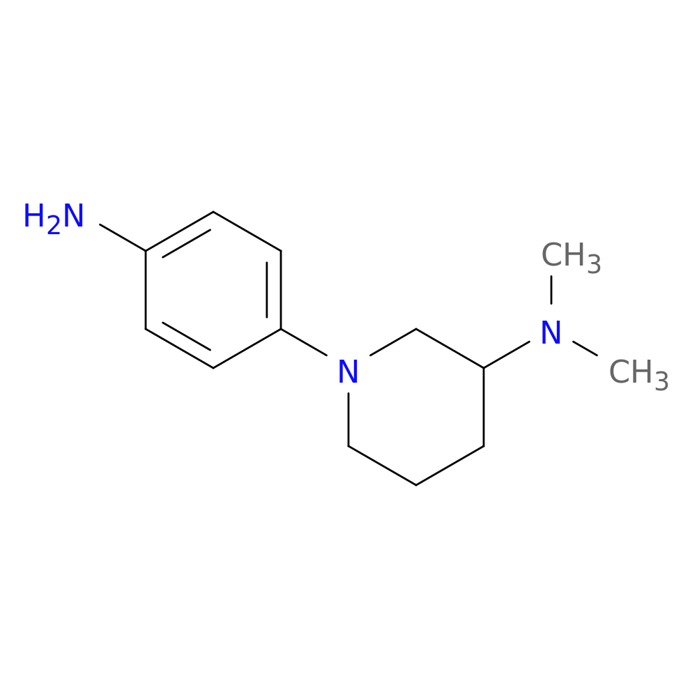 1-(4-AMINOPHENYL)-3-N,N-DIMETHYLAMINO-PIPERIDINE