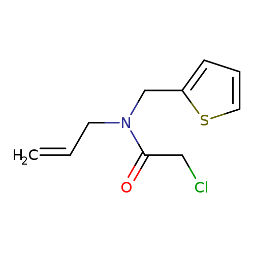 2-chloro-N-(prop-2-en-1-yl)-N-(thiophen-2-ylmethyl)acetamide