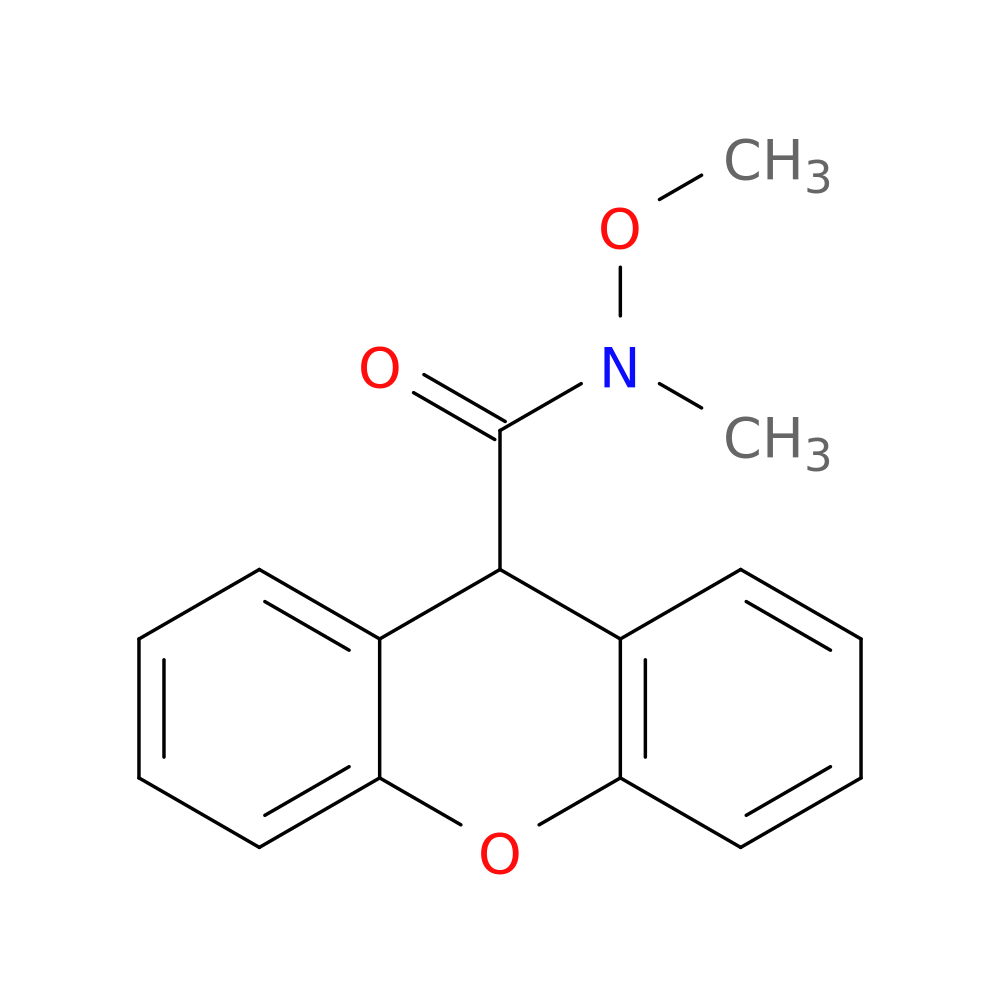 N-methoxy-N-methyl-9H-xanthene-9-carboxamide