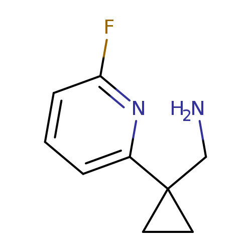 [1-(6-fluoropyridin-2-yl)cyclopropyl]methanamine