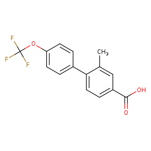 3-Methyl-4-(4-trifluoromethoxyphenyl)benzoic acid