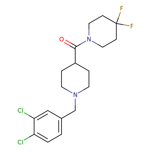 1-{1-[(3,4-dichlorophenyl)methyl]piperidine-4-carbonyl}-4,4-difluoropiperidine