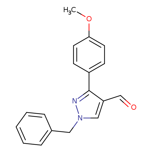1-Benzyl-3-(4-methoxyphenyl)-1h-pyrazole-4-carbaldehyde