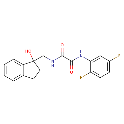N'-(2,5-difluorophenyl)-N-[(1-hydroxy-2,3-dihydro-1H-inden-1-yl)methyl]ethanediamide