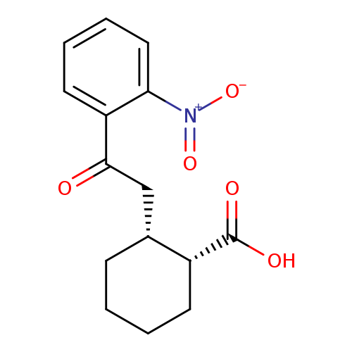 cis-2-[2-Oxo-2-(2-nitrophenyl)ethyl]cyclohexane-1-carboxylic acid