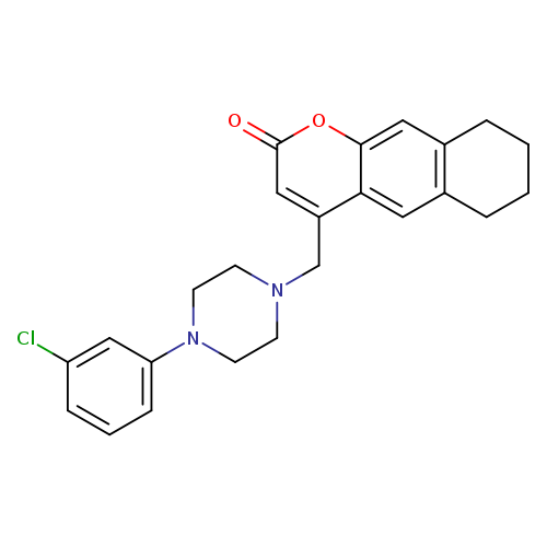 4-{[4-(3-chlorophenyl)piperazin-1-yl]methyl}-2H,6H,7H,8H,9H-cyclohexa[g]chromen-2-one