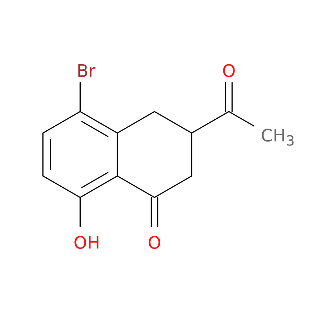 3-ACetyl-5-bromo-8-hydroxy-3,4-dihydro-2H-1-naphthalenone