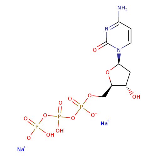 Cytidine 5′-(tetrahydrogen triphosphate), 2′-deoxy-, sodium salt (1:2)